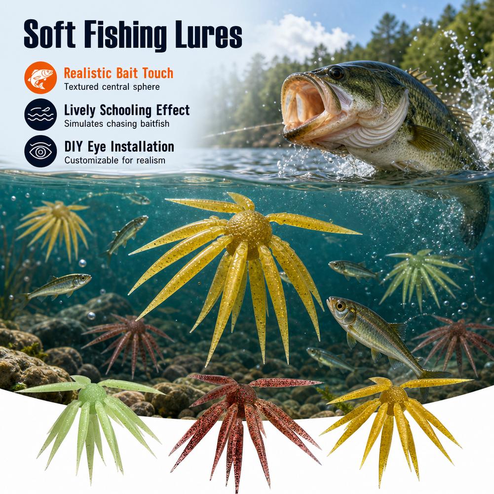 Umpan Lunak Ikan Bass 17mm Fin - Fishing Lure Soft Plastic ulasan dan harga