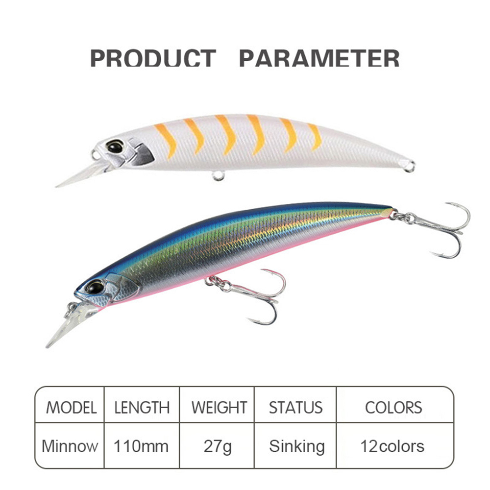 11Cm 27G Umpan Pancing Ikan Ke - Fishing Lure Jerkbait ulasan dan harga